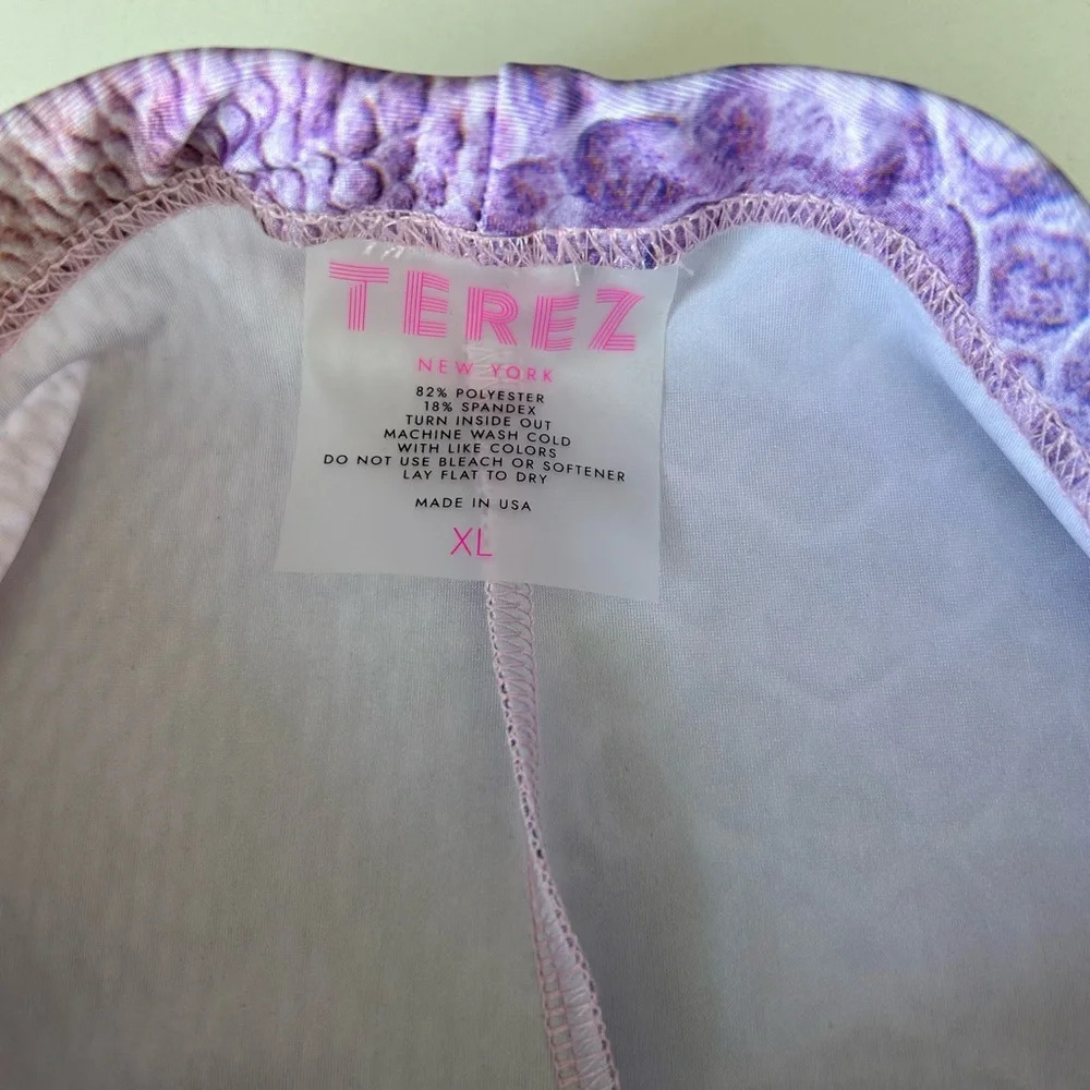 New Terez pink python leggings girls kids sizes small & XL - Picture 3 of 4